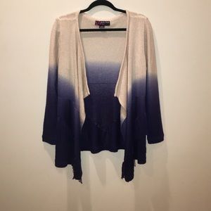 🦋Unique Peck & Peck Fringe Sweater